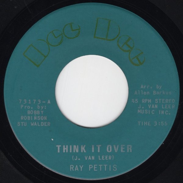 画像1: RAY PETTIS - THINK IT OVER / TOGETHER FOREVER  (1)