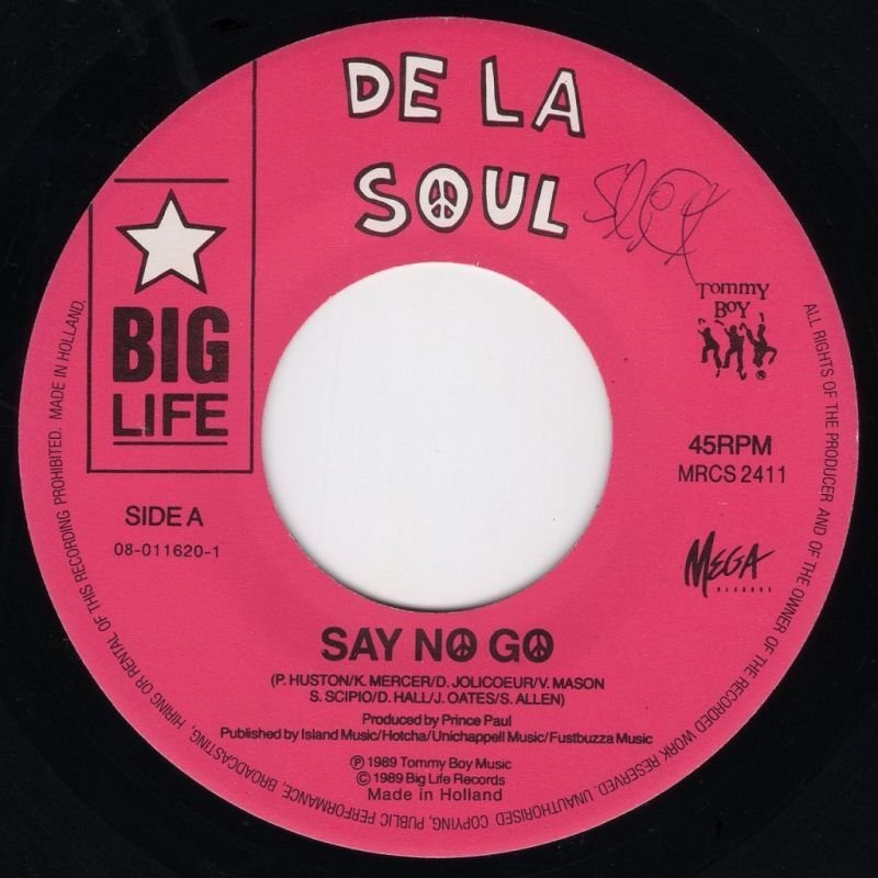 画像2: DE LA SOUL - SAY NO GO / THEY DON'T KNOW THAT THE SOUL DON'T GO FOR THAT ("POTHOLES" INSTRUMENTAL)  (2)