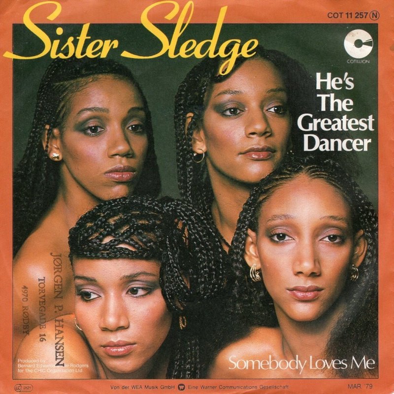 画像1: SISTER SLEDGE - HE'S THE GREATEST DANCER / SOMEBODY LOVES ME  (1)