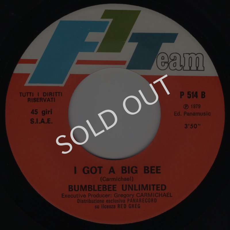 画像4: BUMBLEBEE UNLIMITED - SPACE SHUTTLE RIDE / I GOT A BIG BEE  (4)