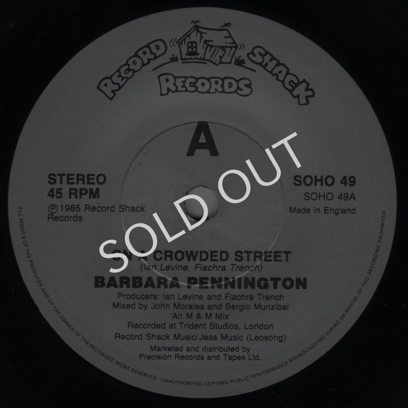 画像2: BARBARA PENNINGTON - ON A CROWDED STREET / ON A CROWDED STREET (INSTRUMENTAL DUB)  (2)