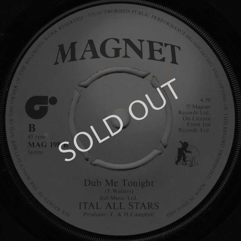 画像2: TREVOR WALTERS / ITAL ALL STARS - LOVE ME TONIGHT / DUB ME TONIGHT  (2)
