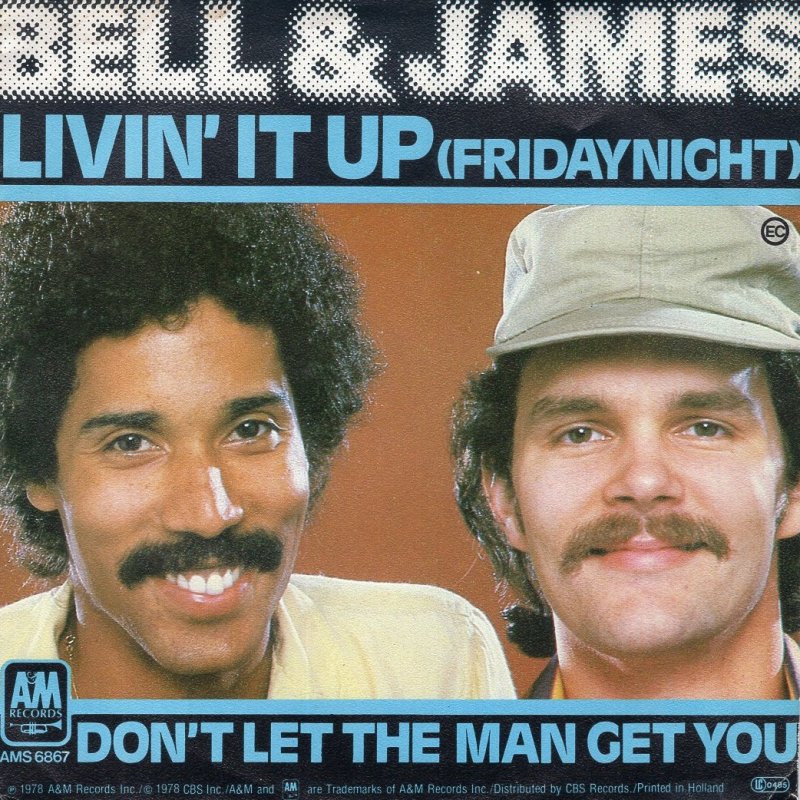 画像1: BELL & JAMES - LIVIN' IT UP (FRIDAY NIGHT) / DON'T LET THE MAN GET YOU  (1)