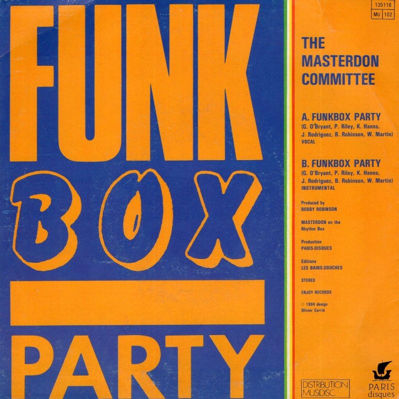 画像2: THE MASTERDON COMMITTEE - FUNKBOX PARTY / FUNKBOX PARTY (INSTRUMENTAL)  (2)