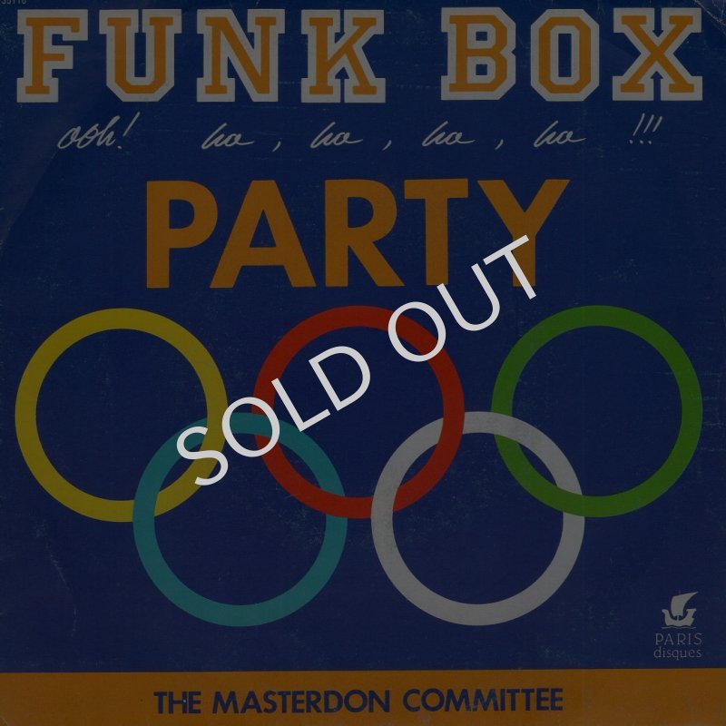 画像1: THE MASTERDON COMMITTEE - FUNKBOX PARTY / FUNKBOX PARTY (INSTRUMENTAL)  (1)