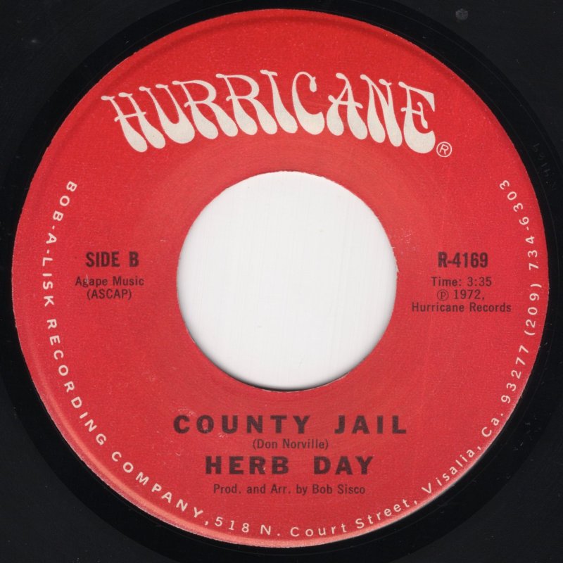 画像2: HERB DAY - I'LL NEVER GIVE UP / COUNTY JAIL  (2)