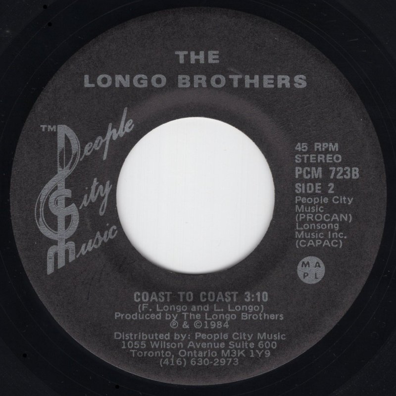 画像2: THE LONGO BROTHERS FEATURING WAYNE ST. JOHN / THE LONGO BROTHERS - THE NIGHTLIFE / COAST TO COAST  (2)