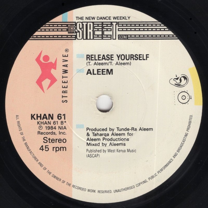 画像2: ALEEM - GET LOOSE / RELEASE YOURSELF  (2)