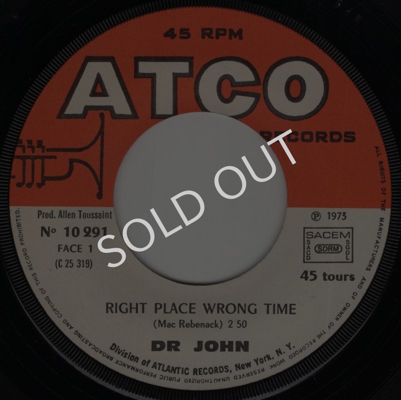 画像2: DR. JOHN - RIGHT PLACE WRONG TIME / I BEEN HOODOOD  (2)
