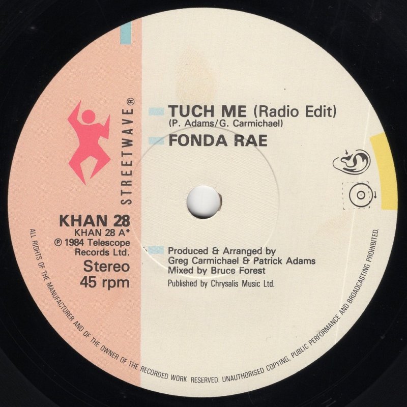 画像2: FONDA RAE - TUCH ME (RADIO MIX) / TUCH ME (SPECIAL MIX FOR BREAK DANCING)  (2)