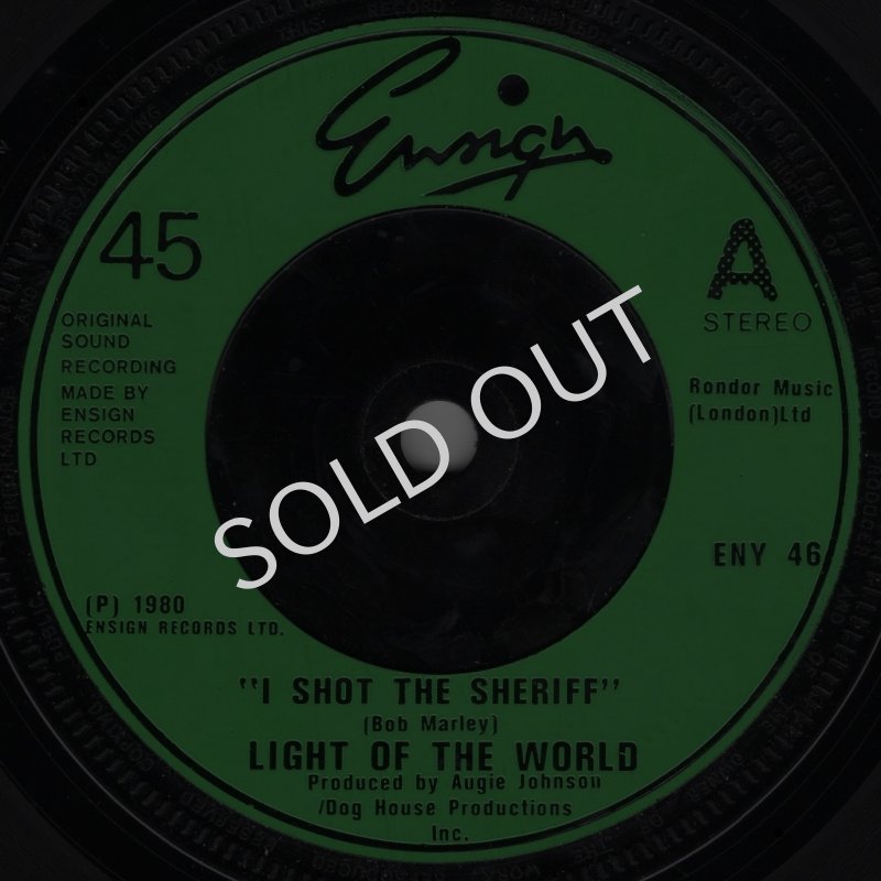 画像1: LIGHT OF THE WORLD - I SHOT THE SHERIFF / A NEW SOFT SONG  (1)