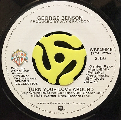 GEORGE BENSON - TURN YOUR LOVE AROUND / NATURE BOY / WARNER BROS. / US 7