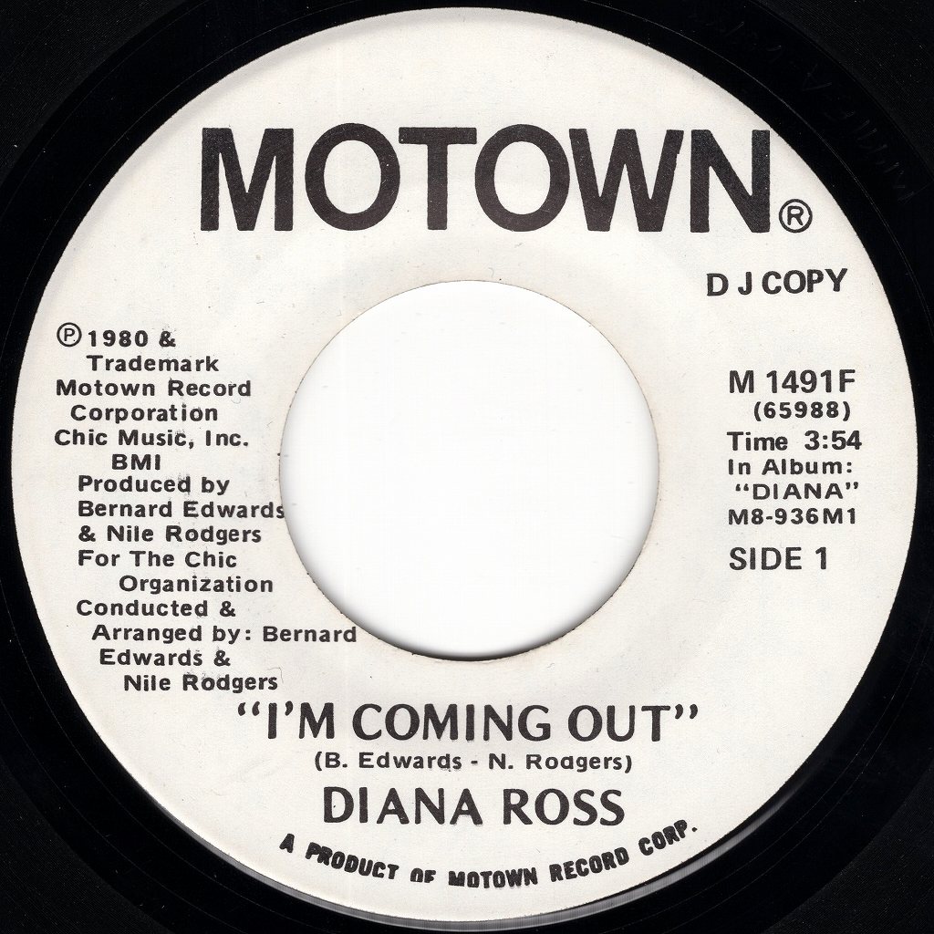 Diana Ross Diana 1980. I'M coming out. (Diana Ross) - i'm coming out (Chic Remix) [1980]. Песня моно.