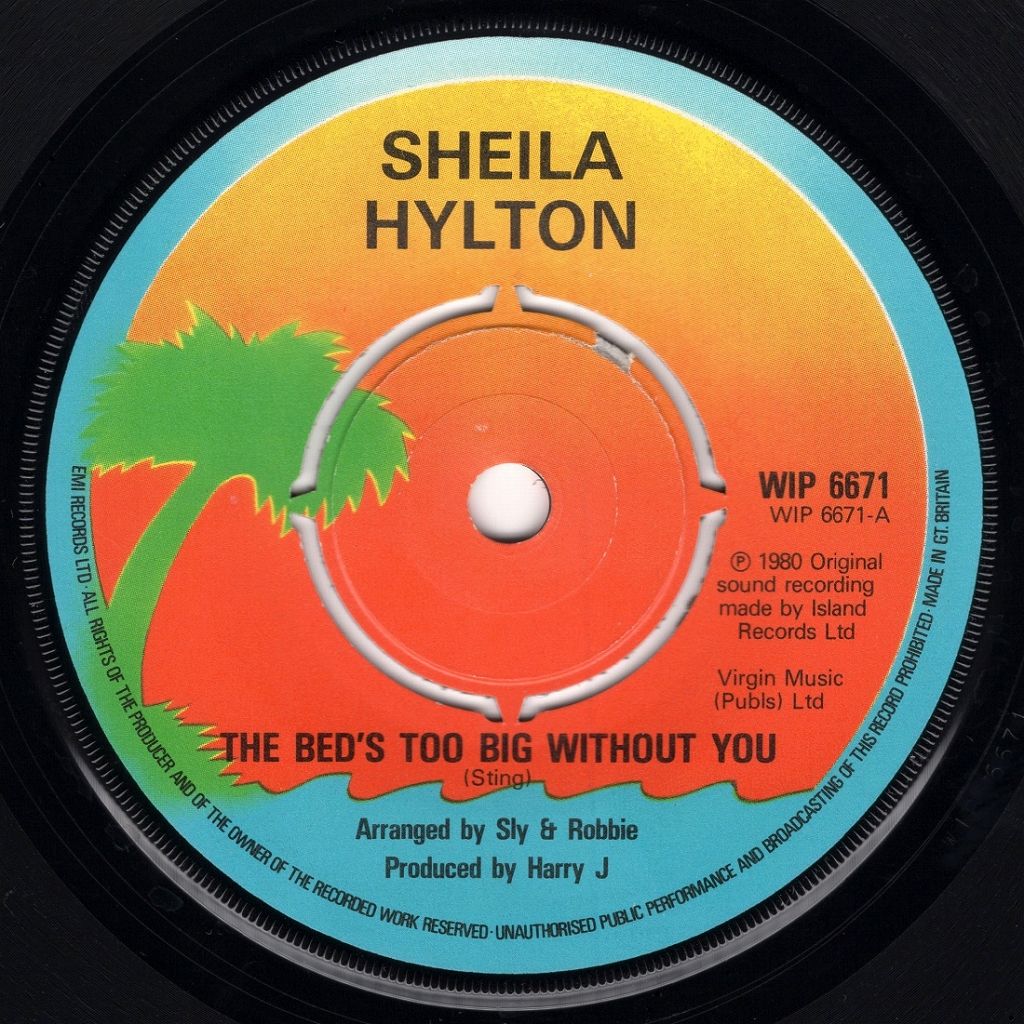 SHEILA HYLTON THE BED'S TOO BIG WITHOUT YOU / GIVE ME YOUR LOVE