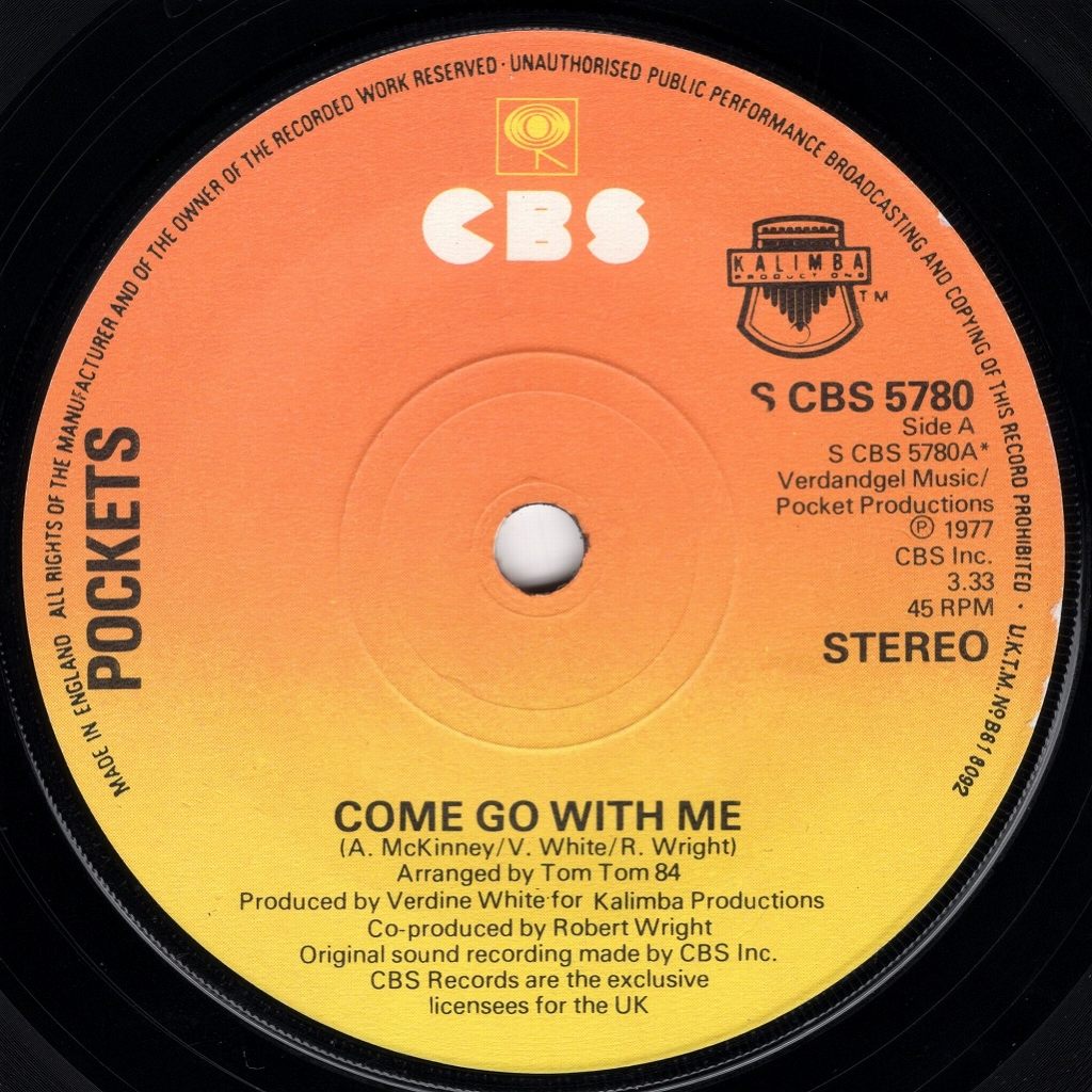 POCKETS COME GO WITH ME / WIZZARD WUZZIT / CBS / UK 7
