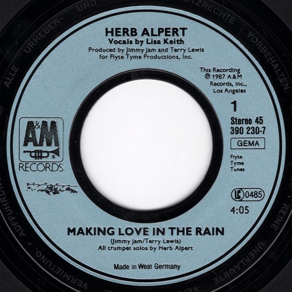 HERB ALPERT MAKING LOVE IN THE RAIN / ROCKET TO THE MOON / A&M