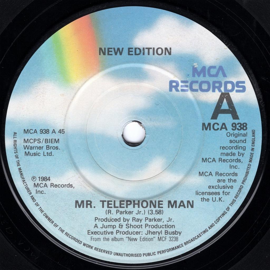 NEW EDITION MR. TELEPHONE MAN / DELICIOUS / MCA RECORDS / UK 7