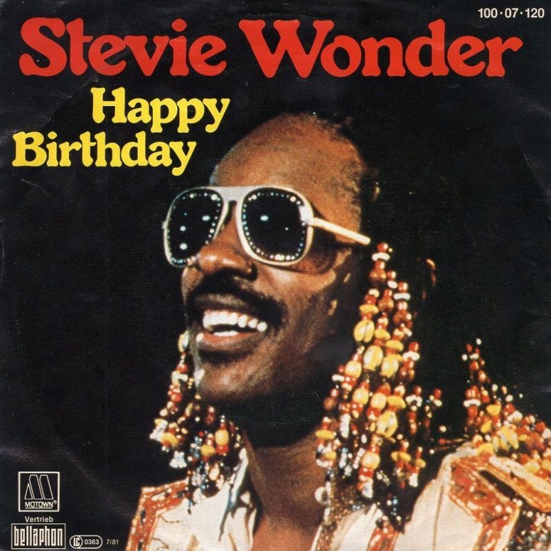 STEVIE WONDER HAPPY BIRTHDAY / HAPPY BIRTHDAY (SING ALONG) / MOTOWN