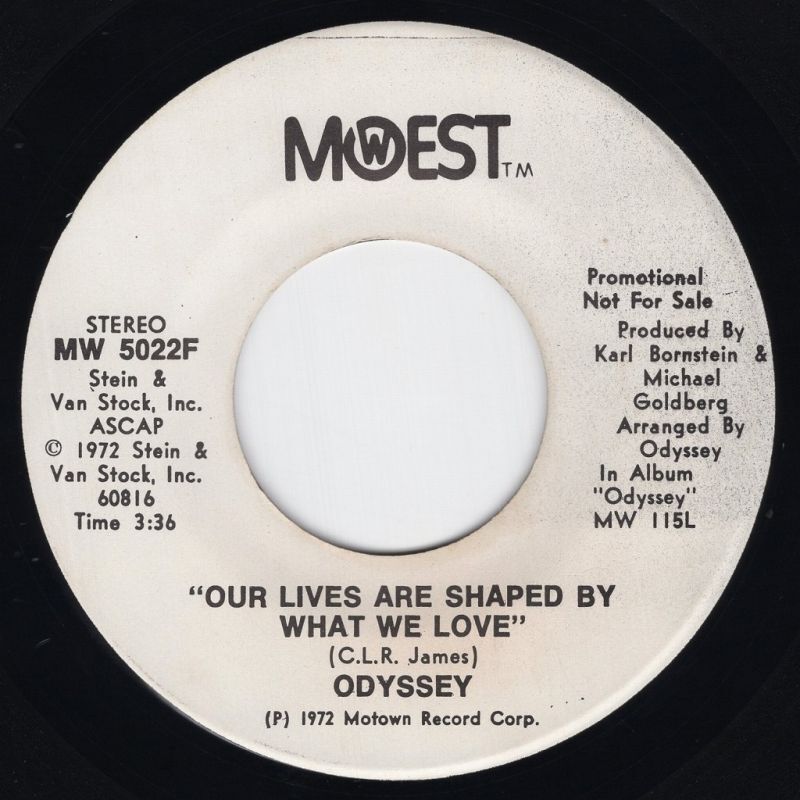 ODYSSEY - OUR LIVES ARE SHAPED BY WHAT WE LOVE (STEREO) / OUR  