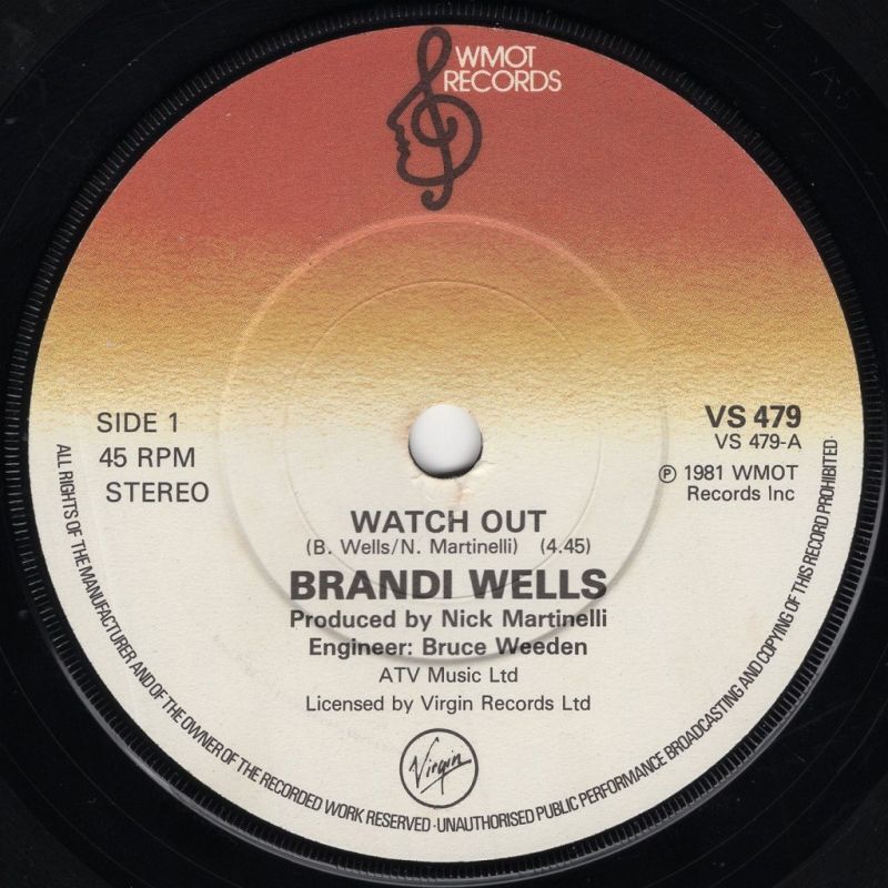 BRANDI WELLS - WATCH OUT / YOU ARE MY LIFE