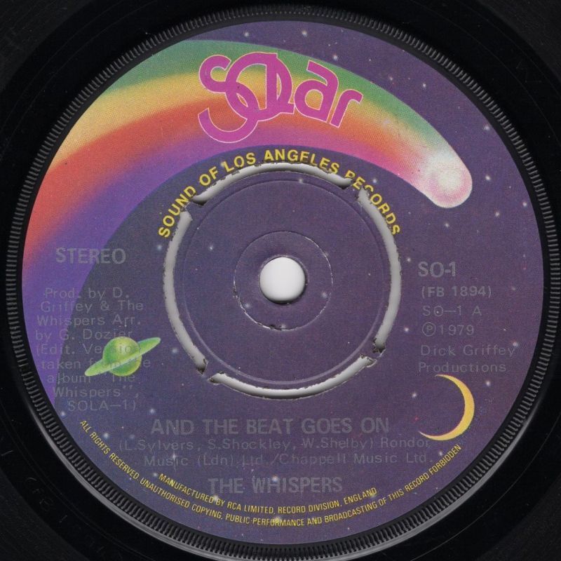 THE WHISPERS - AND THE BEAT GOES ON / CAN YOU DO THE BOOGIE