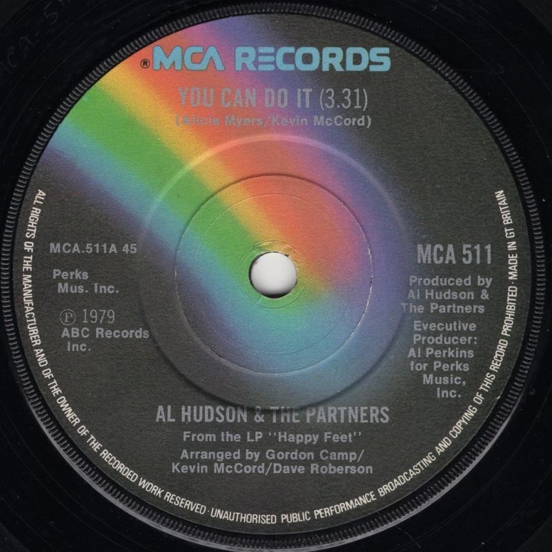AL HUDSON & THE PARTNERS - YOU CAN DO IT / HAPPY FEET