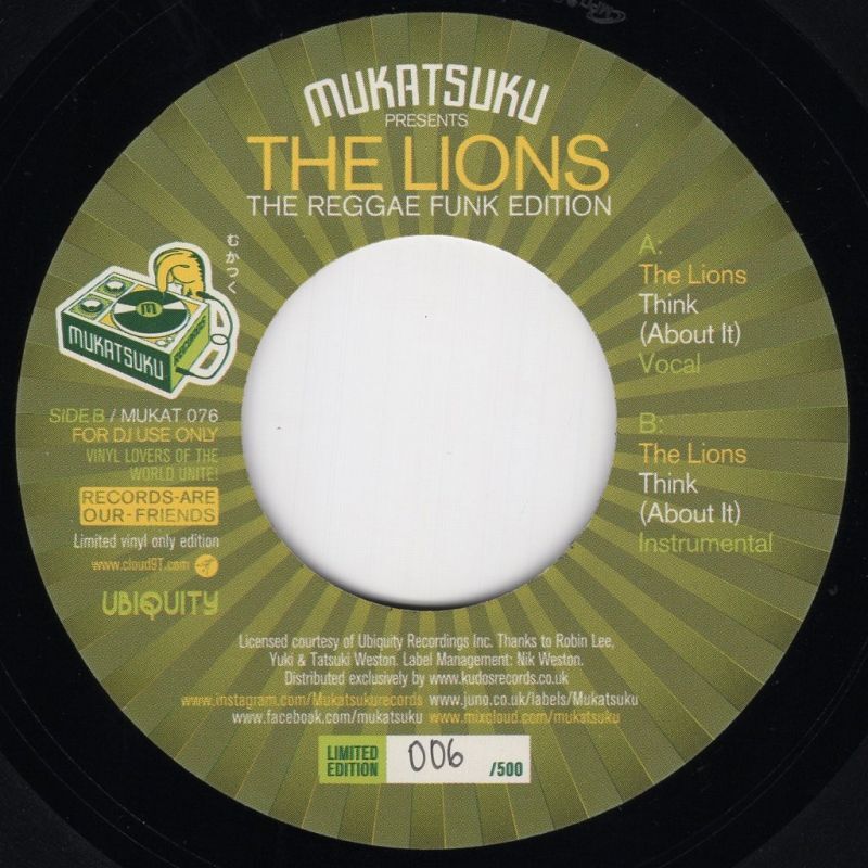 THE LIONS - THINK (ABOUT IT) VOCAL / THINK (ABOUT IT) INSTRUMENTAL